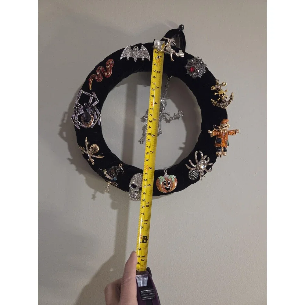 Halloween Brooch Wreath